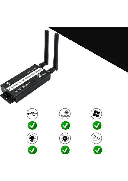 Wwan/lte/gsm/hspa/gps 3g/4g Kablosuz Mini Pci-E Kartı Için Yuvalı Mini Pcı-E Pcı-Express - Mini USB Adaptörü (Yurt Dışından)