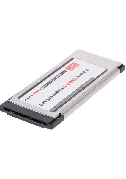 Pci-E Pci Express'ten USB 3.0'a 2 Bağlantı Noktalı 34 mm Expresscard Kart Dönüştürücü Adaptör (Yurt Dışından)