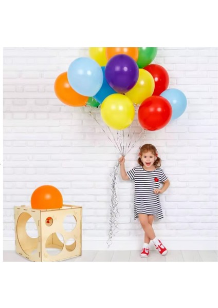 Balon Marketi 9 Delikli Ahşap Balon Boyutlandırıcı – Profesyonel ve Dayanıklı indirimleri