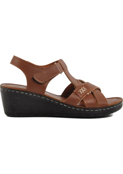 Ayakmod 673572 Z Taba Kadın Sandalet