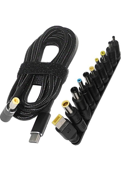 100 W Tip C Dizüstü Güç Adaptörü Konnektör Fişi USB Tip C Evrensel Laptop Şarj Cihazı Jakı Şarj Kablosu Kablosu 1.8 M (Yurt Dışından)