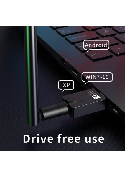 USB Bluetooth 5.2 Adaptörü, USB Kablosuz Ses Bluetooth Verici Alıcı Desteği WIN10/8/7 Linux/ps 4-5/android (Yurt Dışından)