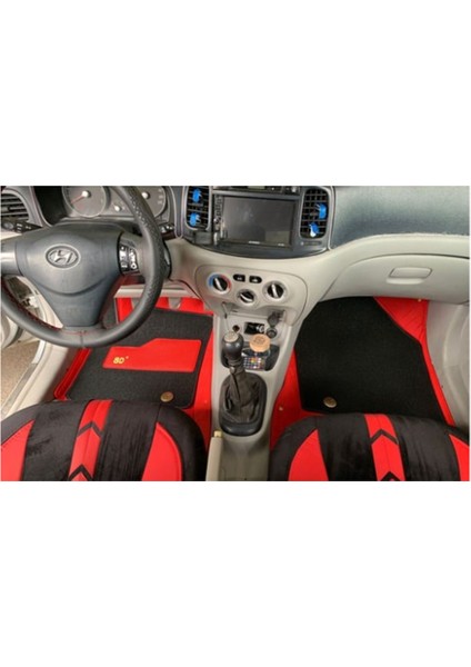 Hyundai Accent 2006-2012 Arası Araca Özel 8d Çift Katmanlı Havuzlu Paspas Takımı fırsatları