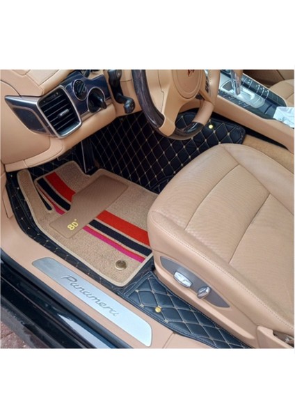 Porsche Panamera Aracına Özel 8d Çift Katmanlı Havuzlu Paspas Takımı