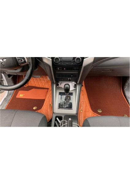 Mitsubishi L200 2015-2019 Arası Araca Özel 8d Çift Katmanlı Havuzlu Paspas Takımı modelleri