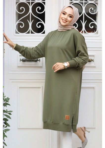 Haki Tesettür Tunik 30645HK modelleri