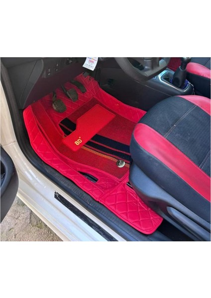 Citroen C-Elysee 2014-2020 Arası Araca Özel 8d Çift Katmanlı Havuzlu Paspas Takımı