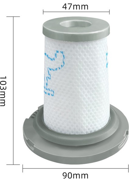Rowenta X-Force Flex 8.60 X-Pert 6.60 Kablosuz Elektrikli Süpürge Yıkanabilir Filtre ZR009006 Yedek Parça, B (Yurt Dışından)