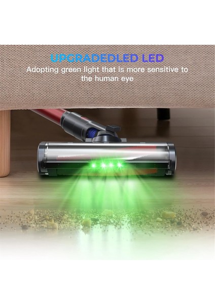 Dyson V7 V8 V10 V11 V15 LED Farlı Elektrikli Süpürgeler Için Sert Zemin Aparatı Kıl Rulo Fırça Başlığı (Yurt Dışından)