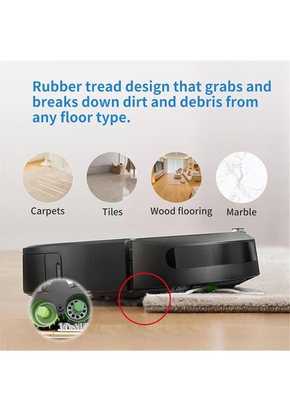 Irobot Roomba Için Rulo Fırçalar I&e&j Serisi E5 E6 I1 I1+ I7 I7+ I6 I6+ I3 I3+ I4 I4+ I8 I8 J5 J5+ J7 J7+ J9 J9+ (Yurt Dışından)
