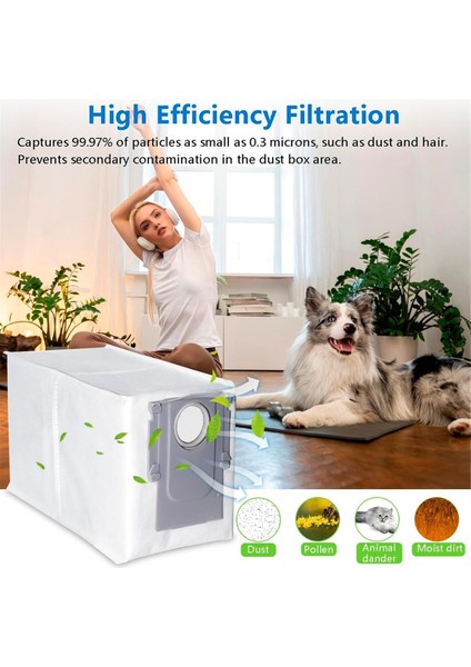 Roborock Qrevo Curv/qrevo PLUS/P20 Pro Robot Süpürge Için Toz Torbaları Sarf Malzemeleri Yedek Parçalar Bez Paspas Bez Aksesuarları (Yurt Dışından) fiyatları