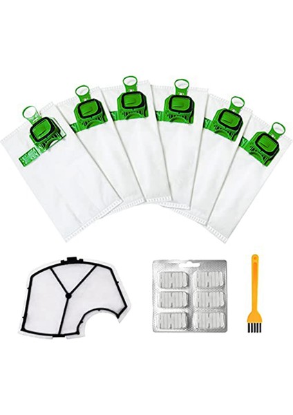 Kobold Elektrikli Süpürge Torbası Kiti Vorwerk Kobold VK140 VK150-B ile Uyumlu (Yurt Dışından)
