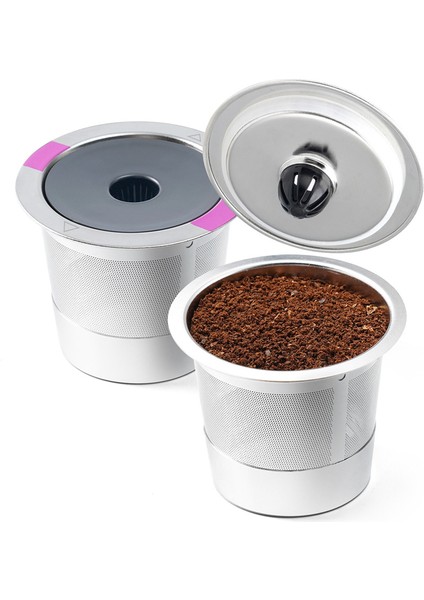 Keurig K-Mini Plus Kahve Filtresi Için Paslanmaz Çelik Kahve Kapsül Kupası Yeniden Kullanılabilir K Kupası (Yurt Dışından)