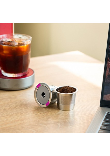 Keurig K-Mini Plus Kahve Filtresi Için Paslanmaz Çelik Kahve Kapsül Kupası Yeniden Kullanılabilir K Kupası (Yurt Dışından)