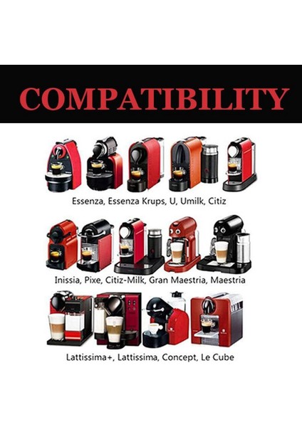 Nespresso Paslanmaz Çelik Mekanik Yeniden Doldurulabilir Kahve Kapsül Pod Damlatıcı Sepet Bardak Cafeteira Için 5 Adet Kahve Filtresi (Yurt Dışından) fırsatları