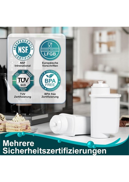 Siemens Eq Serisi, Eq3/eq6/eq9, EQ500, S700 Için Su Filtresi, Bosch Vero TZ70003/TCZ7003 Için Su Filtreli Kahve Makinesi (Yurt Dışından)