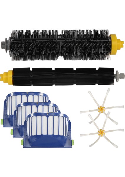 Irobot Roomba 600 Serisi 605 606 616 620 650 655 660 676 Robot Süpürge Için Orta Silindir Yan Fırça Hepa Filtresi (Yurt Dışından)