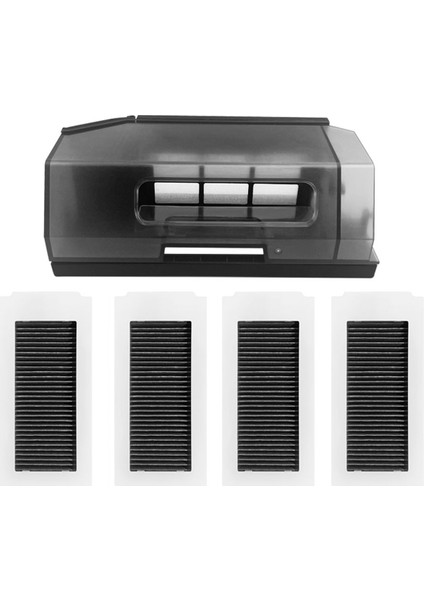 Ecovacs X5 Omni / X5 Pro Omni Robot Süpürge Aksesuarı Hepa Filtreli Toz Kutusu Yedek Parça Toz Kutusu (Yurt Dışından)