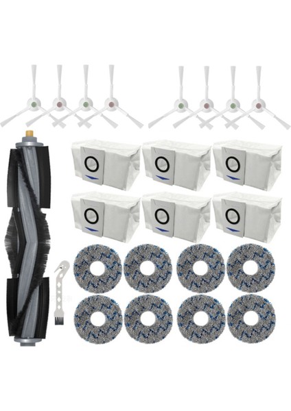 Ecovacs Deebot T20/T20MAX/T20PRO/X1 OMNI/T10 Omni/turbo Robot Süpürge Parçaları Için 24 Adet Aksesuar Seti (Yurt Dışından)