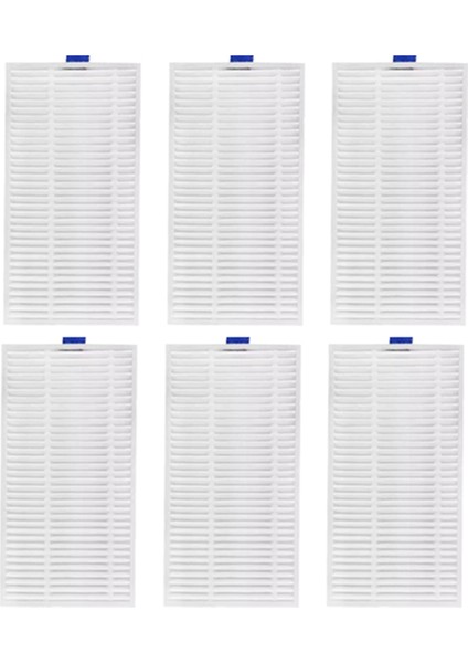 Xiaomi E5 / C108 Süpürme Robotu Aksesuarları Için 6 Adet Temizleyici Filtre Filtre Temizleyici Parçaları Değiştirme (Yurt Dışından) fiyatları