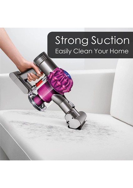 Dyson V6/DC58/DC59/DC62/DC74 Çubuk Elektrikli Süpürge Için Mini Motorlu Alet Fırça Başlığı Mayt Temizleme Başlığı Yedek Parçaları (Yurt Dışından)