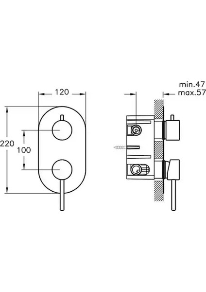 Minimax A41652 Ankastre Banyo Bataryası, Yönlendiricili 3 fiyatları