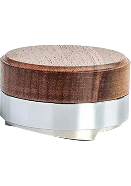 58.5mm Kahve Tamper Kahve Dağıtıcı Alet Ceviz Kapak Espresso Düzleştirici Portafilter Espresso'ya Uygun (Yurt Dışından)
