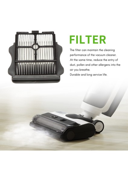Filtreler Silindir Fırçalar Tineco Floor One S3 ve Ifloor 3 Için Elektrikli Süpürge Parçaları Silindir Fırçalar Aksesuarlar Elemanlar (Yurt Dışından)