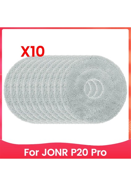 Jonr P20 Pro Elektrikli Süpürge Için Yedek Paspas Bezi Seti, Verimli Mikrofiber Temizleme Pedleri Aksesuarları (Yurt Dışından)