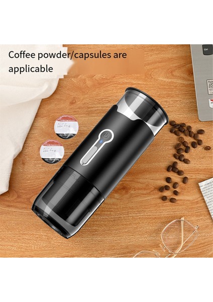 Premium Taşınabilir Kahve Makinesi, Elektrikli Mini Espresso Makinesi, Seyahat, Kamp ve Yürüyüş Için Mükemmel (Yurt Dışından)