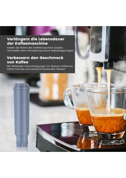 Melitta, Krups Claris F088, Nivona Otomatik Kahve Makineleri Su Filtresi Için 3 Adet Kahve Makinesi Su Filtresi Kartuşları (Yurt Dışından)
