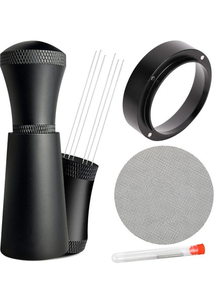 58MM Wdt Tools Puck Ekranı Espresso Dozaj Hunisi Paslanmaz Çelik Iğneler Kahve Karıştırıcı Dağıtım Aracı (Yurt Dışından)