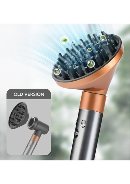 Difüzör ve Büyük Yuvarlak Hacim Veren Fırça Ataşmanı Dyson Airwrap HS05, HS01 ile Uyumlu - Ideal Güzellik Hediyesi (Yurt Dışından)