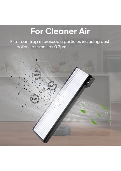 Eufy X10 Pro Omni Robot Süpürge Parçaları Için 2 Adet Yedek Yıkanabilir Filtre (Yurt Dışından)