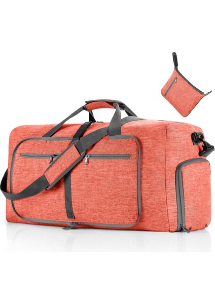 Shun Shop Ayakkabı Bölmesi ile Katlanabilir Bagaj Çantası Büyük Kapasiteli Seyahat El Depolama Çantası (Yurt Dışından)