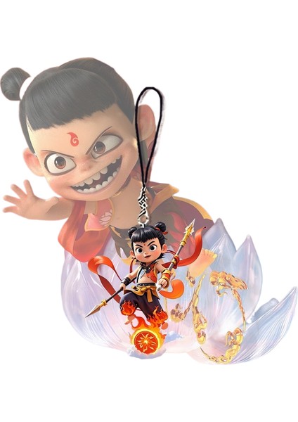 Nezha Karikatür Anahtarlık (Yurt Dışından)