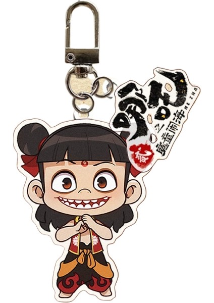 Nezha Karikatür Anahtarlık (Yurt Dışından)