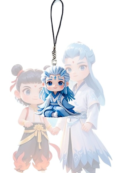 Nezha Karikatür Anahtarlık (Yurt Dışından)