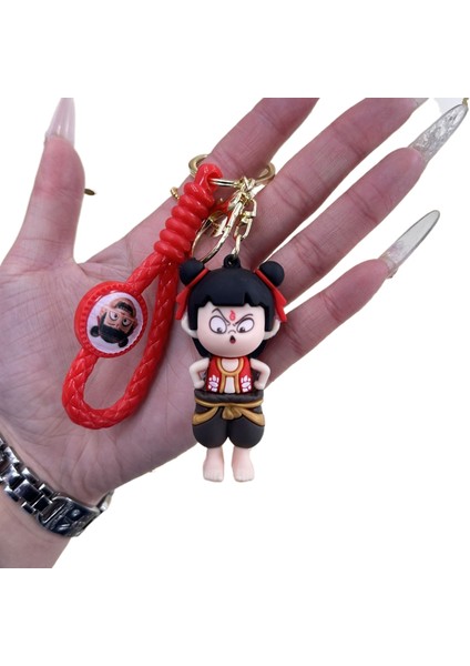 Nezha Karikatür Anahtarlık (Yurt Dışından)