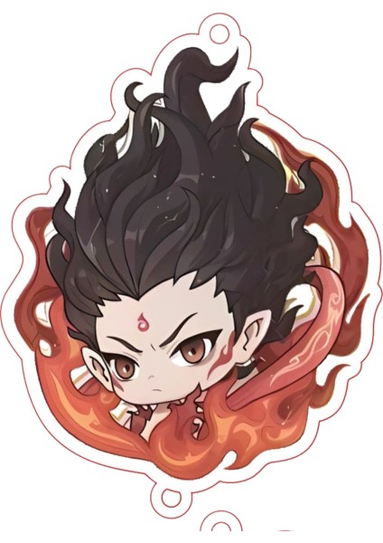 Nezha Karikatür Anahtarlık (Yurt Dışından)