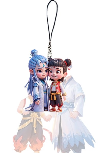 Nezha Karikatür Anahtarlık (Yurt Dışından)