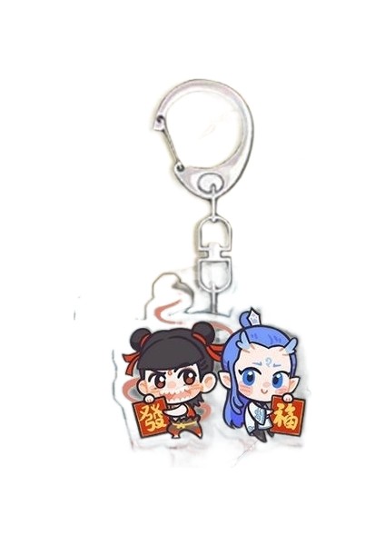 Nezha Karikatür Anahtarlık (Yurt Dışından)