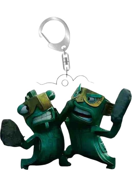 Nezha Karikatür Anahtarlık (Yurt Dışından)