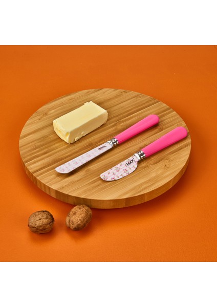 2'li Kahvaltı Bıçağı Seti - Yeşil - 12 cm