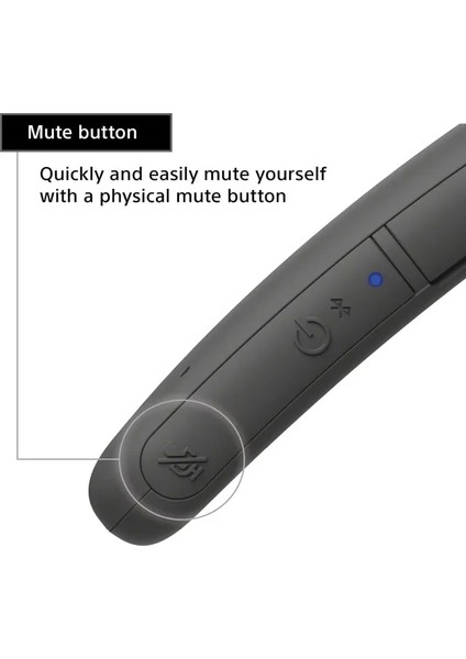 SRS-NB10 Kablosuz Boyun Bantlı Bluetooth Hoparlör Gri