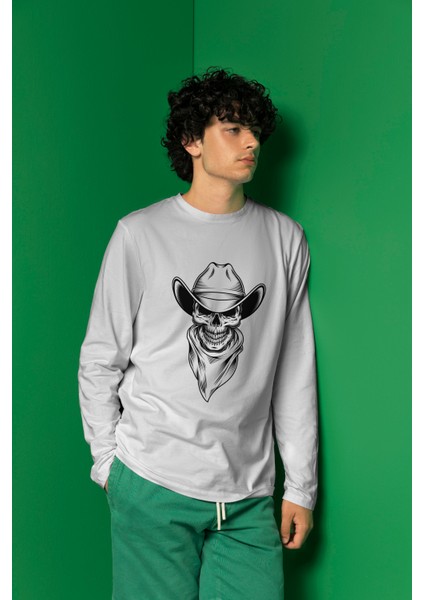 Uzunkollu Unisex Sweatshirt Baskılı