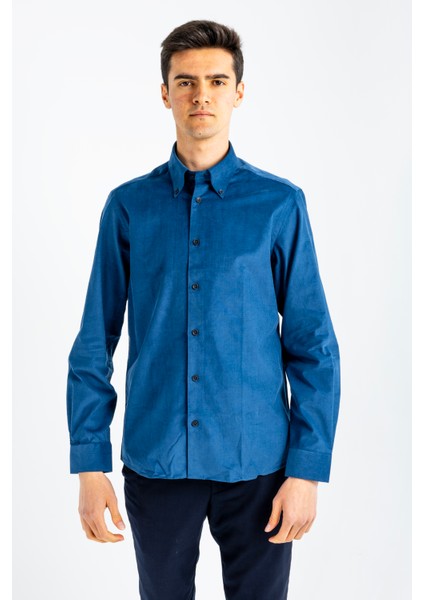 Erkek Gömlek Mavi