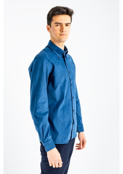 Erkek Gömlek Mavi modelleri