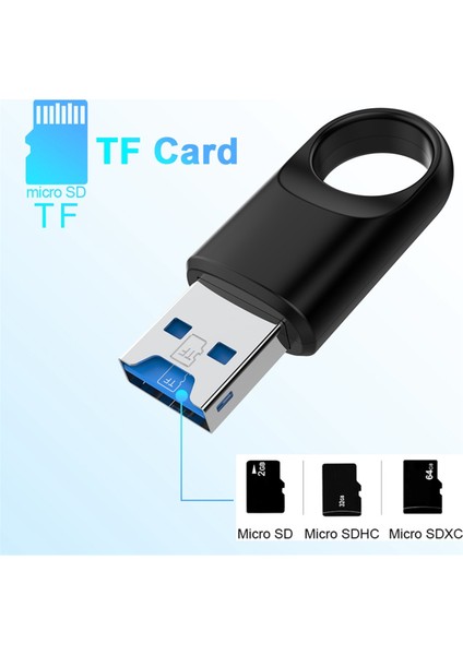 USB Sd/tf Kart Okuyucu USB 3.0 Mini Cep Telefonu Hafıza Kartı Okuyucu Dizüstü Bilgisayar Aksesuarları Için Yüksek Hızlı USB Adaptörü (Yurt Dışından) indirimleri