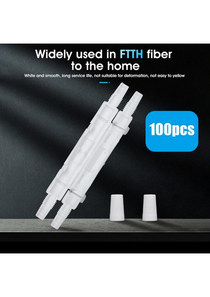 100 Adet Fiber Optik Koruma Kutusu Kablo Koruma Kutusu Yuvarlak Boru Isıyla Daralan Makaron Fiber Ekleme Tepsisini Korumak Için (Yurt Dışından) fiyatları